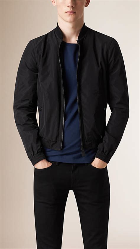 burberry black showerproof bomber jacket|Burberry cashmere jacket.